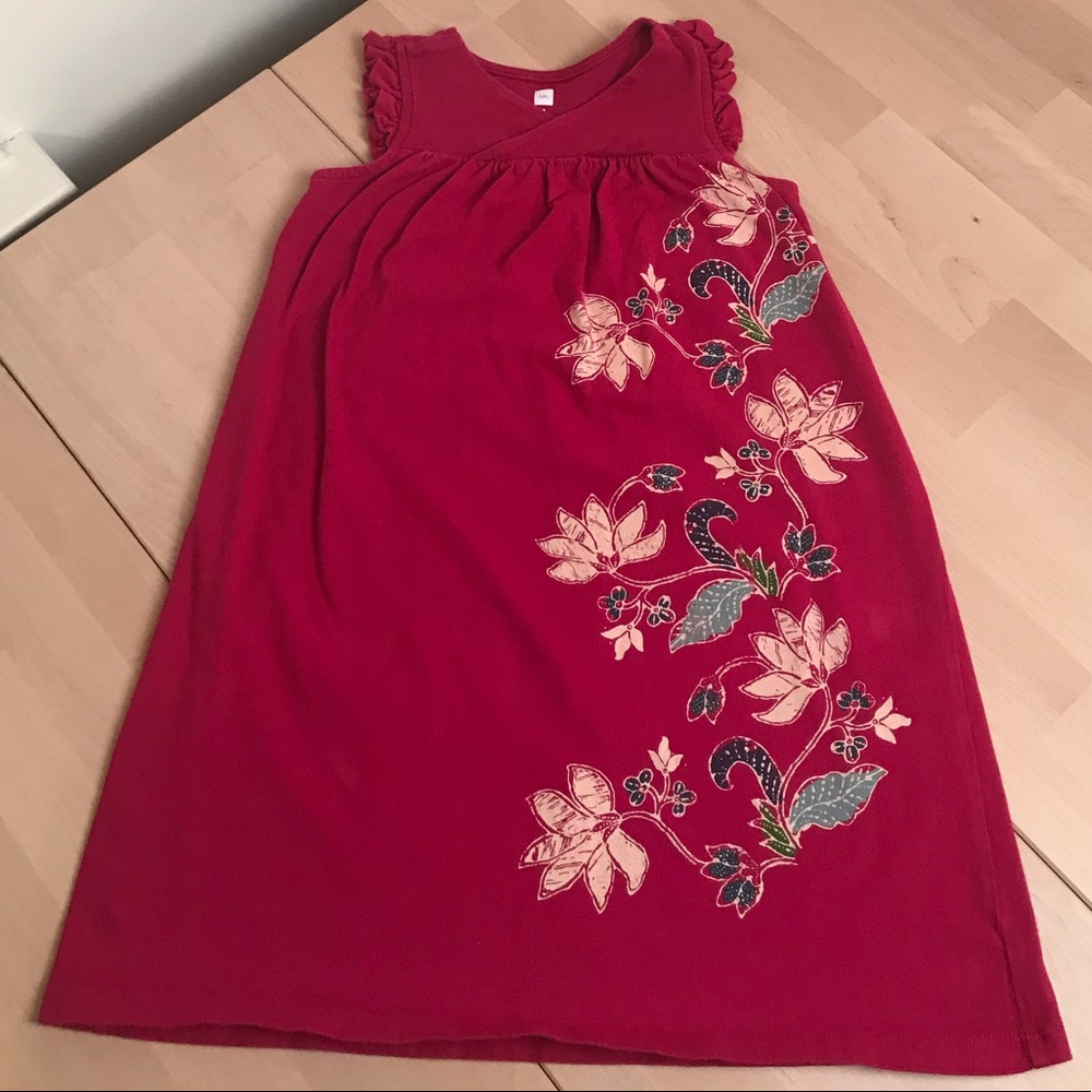 Tea Collection Flutter Sleeve Tank Dress